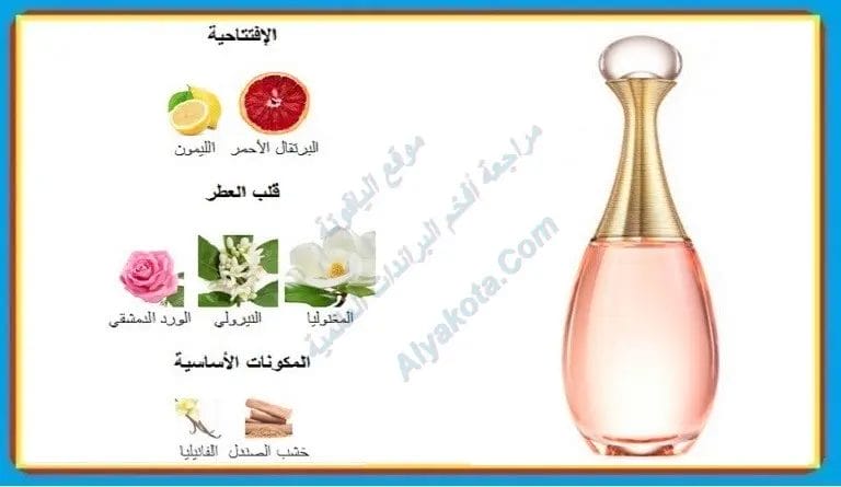 مكونات عطر جادور لوميير